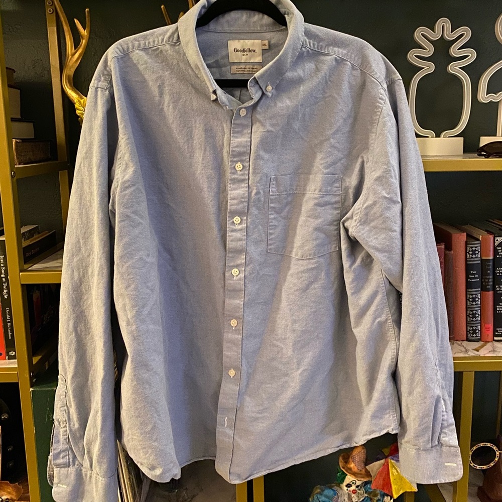 Light Blue Long Sleeve Button Down
